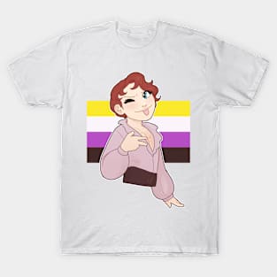 None gender with left bard T-Shirt